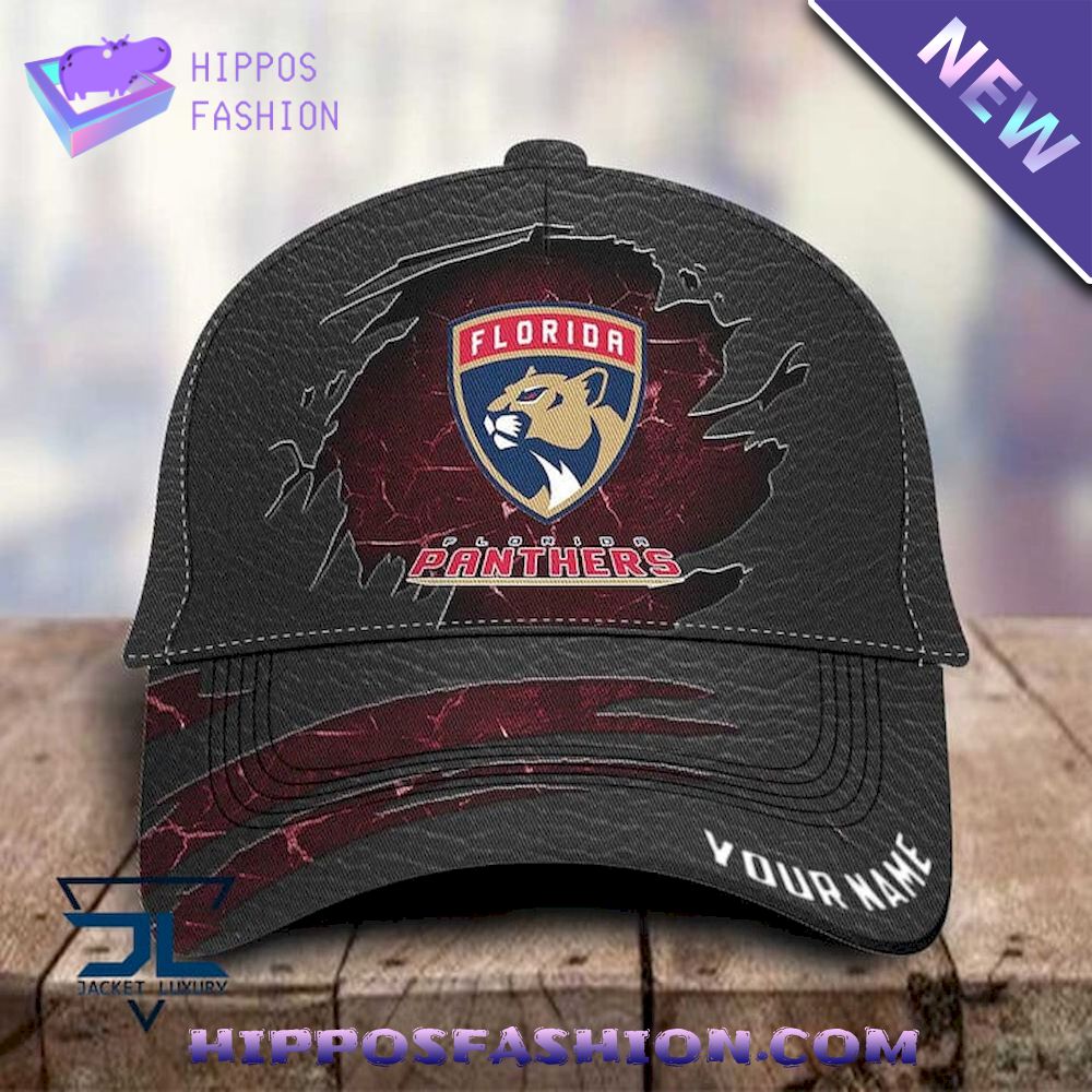 NHL Florida Panthers Jeans Custom Name Classic Cap