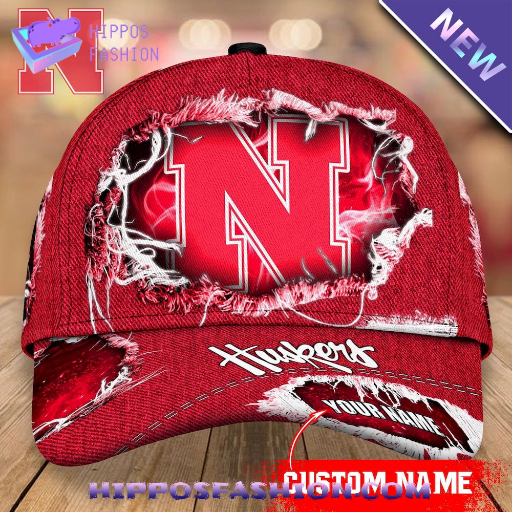 Nebraska Cornhuskers Custom Name Baseball Cap