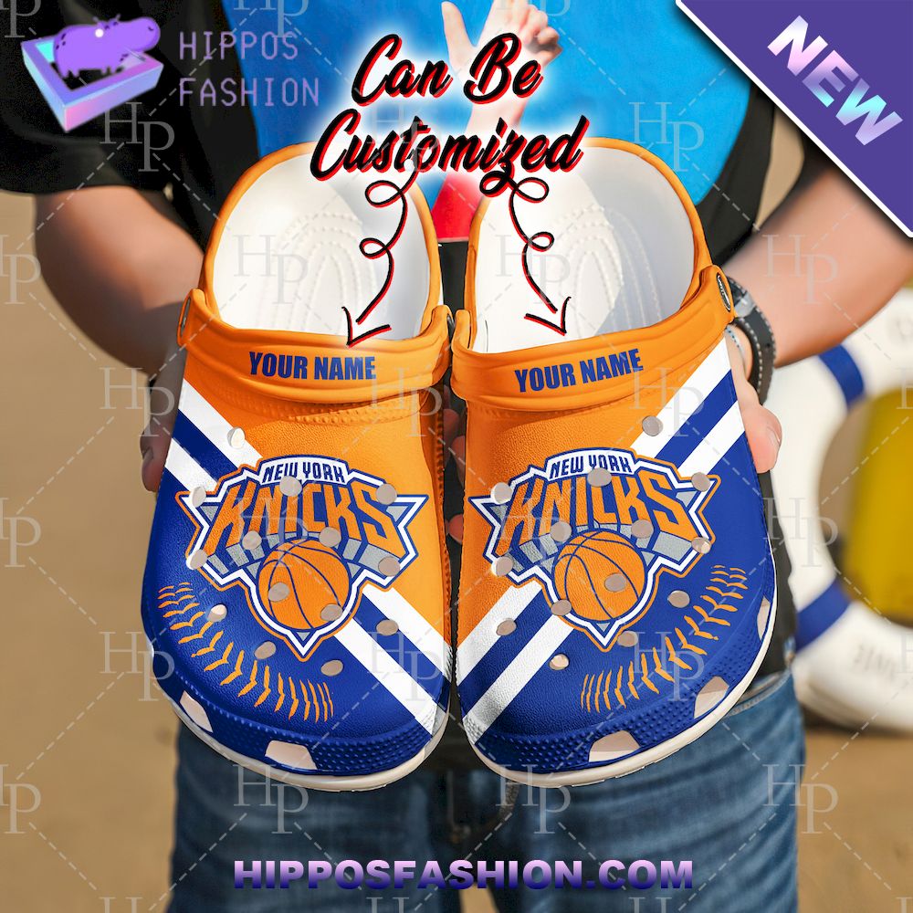 New York Knicks Basketball Personalized Crocs Clogs shoes