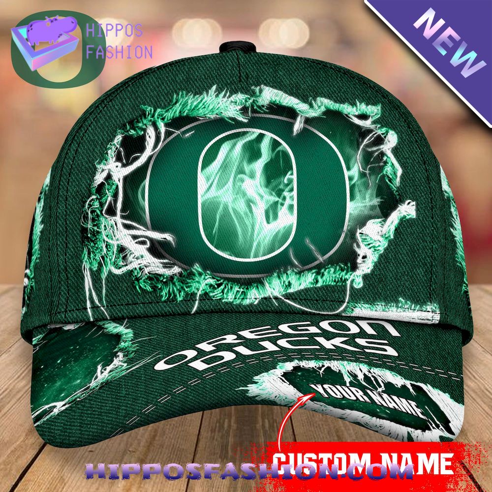 Oregon Ducks Custom Name Baseball Cap