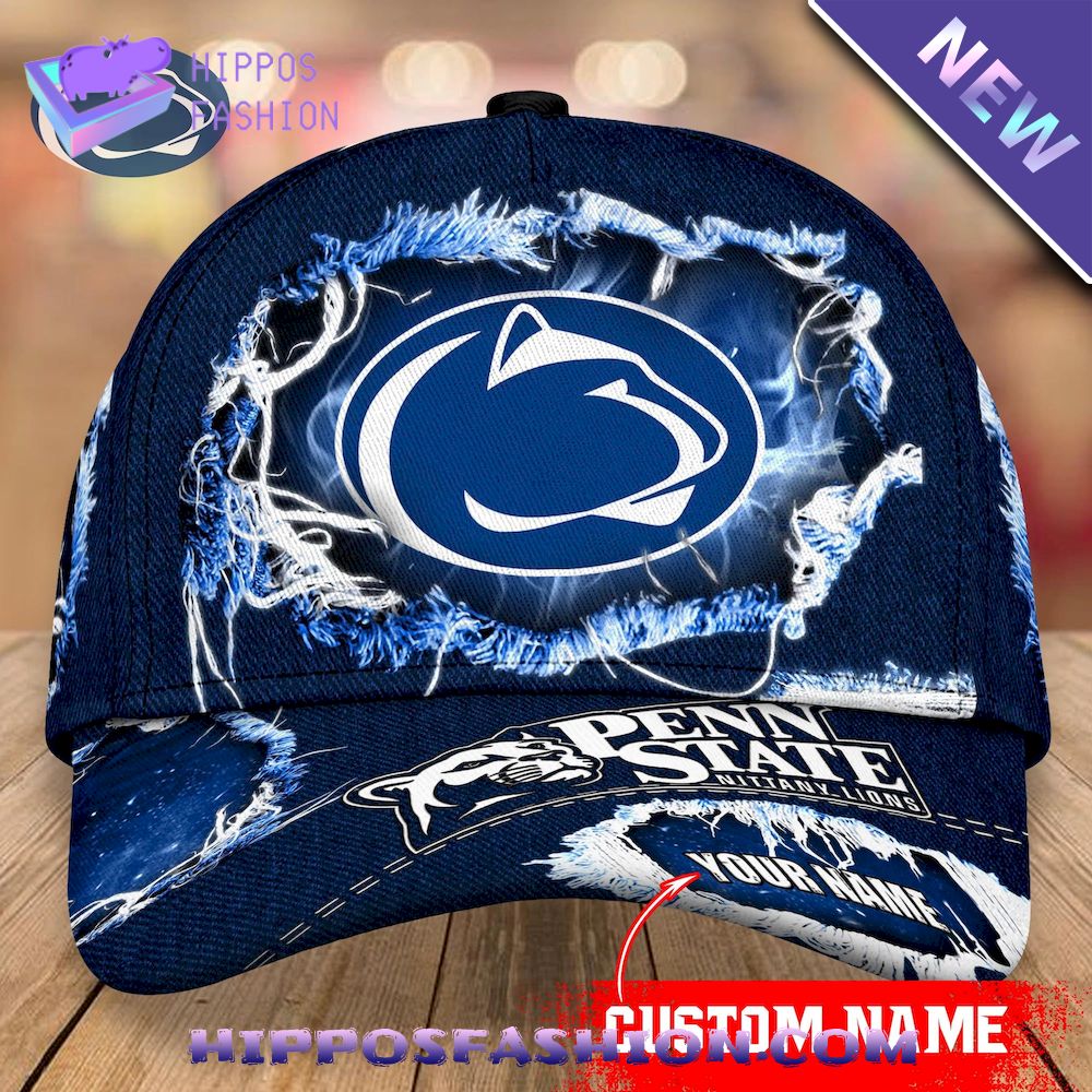 Penn State Nittany Lions Custom Name Baseball Cap