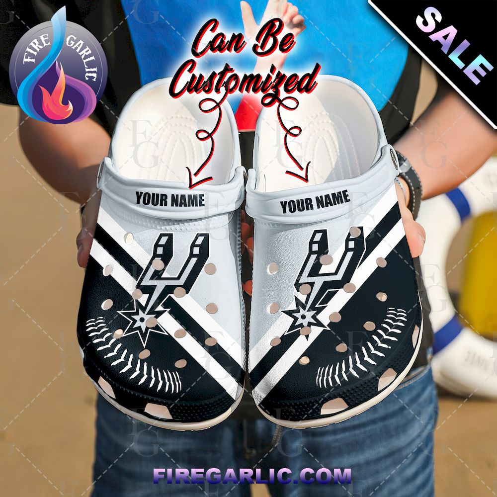 San Antonio Spurs Basketball Personalized Crocs Clogs shoes