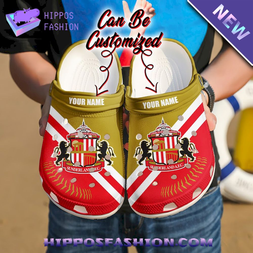 Sunderland FC Personalized Crocband Crocs Shoes