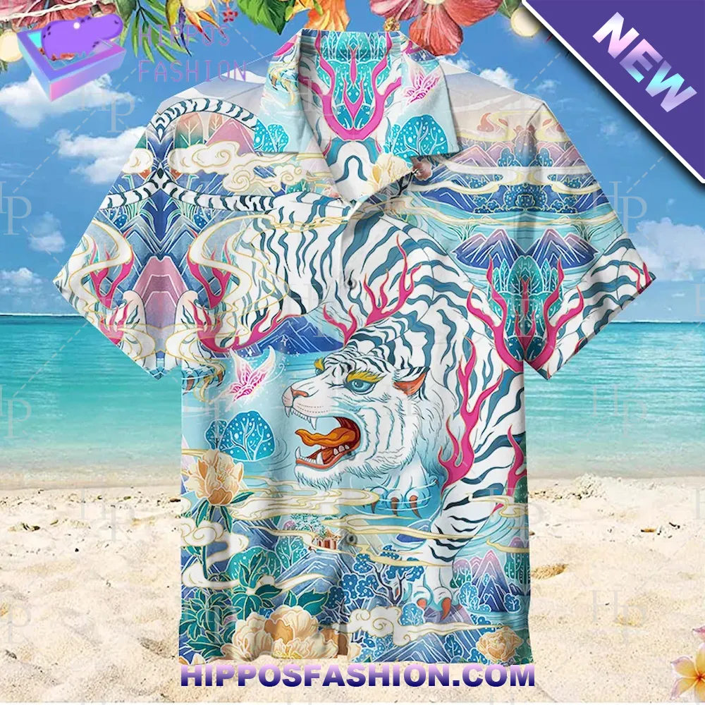 Tiger Unisex Hawaiian Shirt D