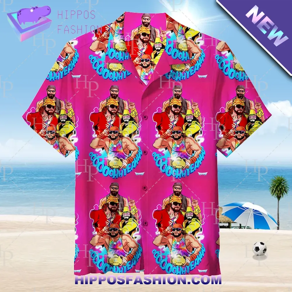 WWE Hawaiian Shirt D