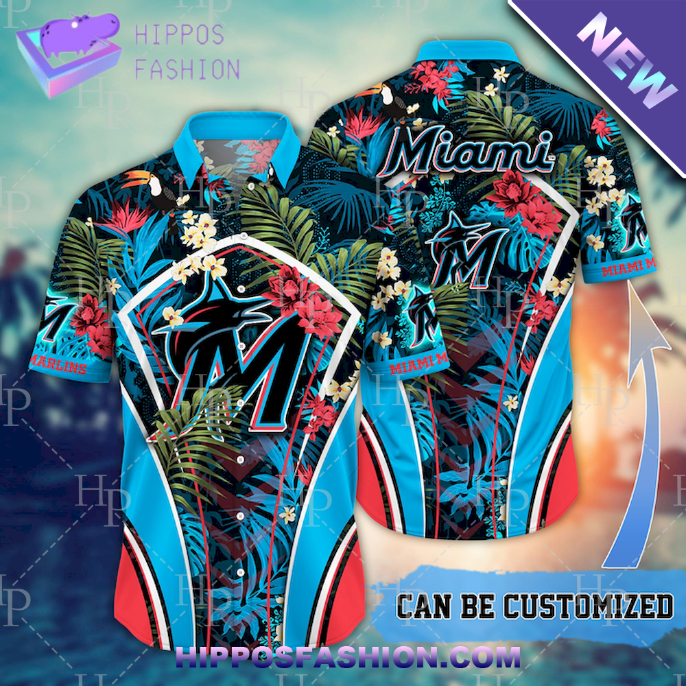 Get in the Spirit of Summer with our MLB Flower Personalized Hawaiian Shirt  from Hipposfashion - HipposFashion