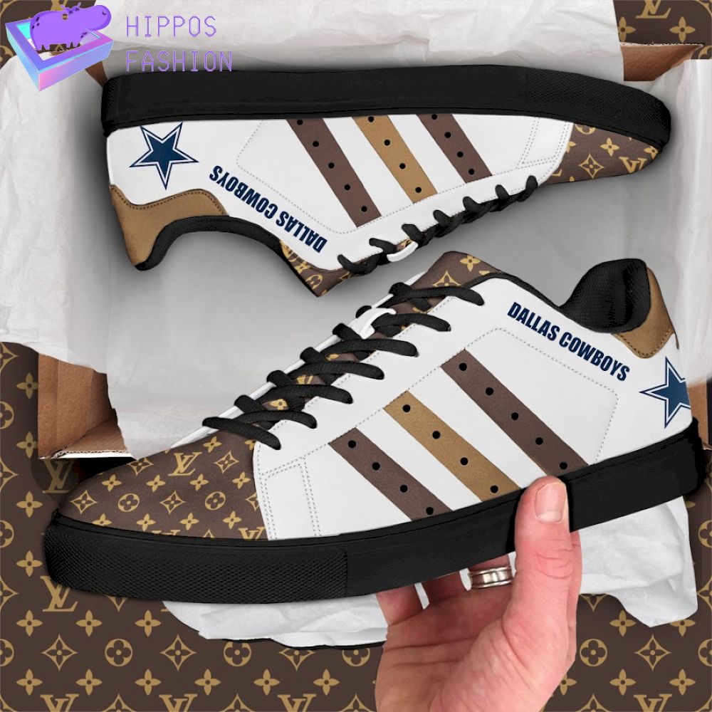 Dallas Cowboys LV Luxury Stan Smith Shoes