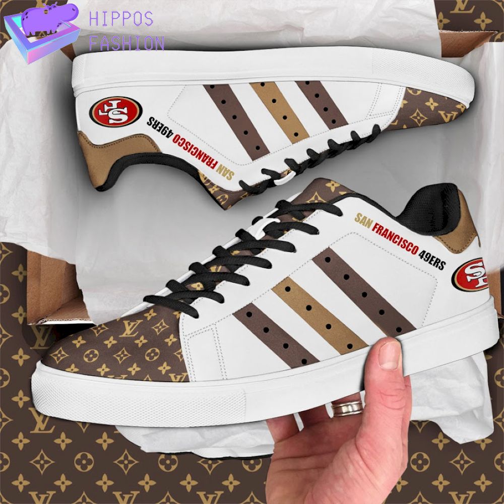 San Francisco 49ers LV Luxury Stan Smith Shoes - HipposFashion