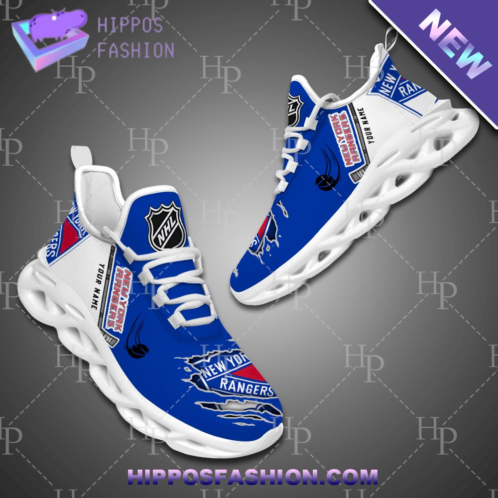 New York Rangers NHL Personalized Max Soul Shoes